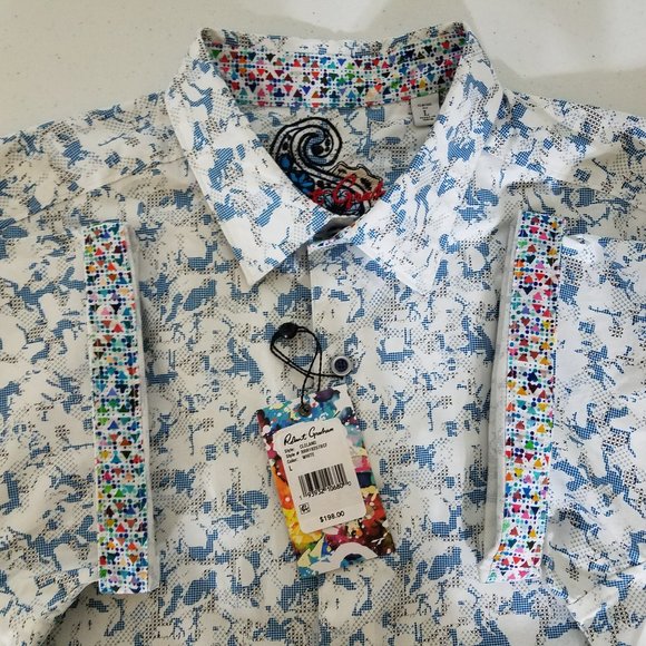 NEW Robert Graham Abstract Short Sleeve Shirt NWT
